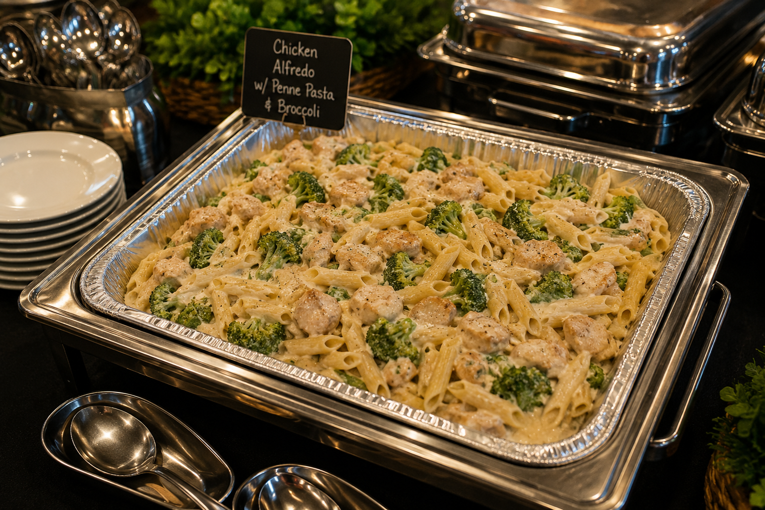 Fresh catering cuisine by Chef Russell at The Crossing
