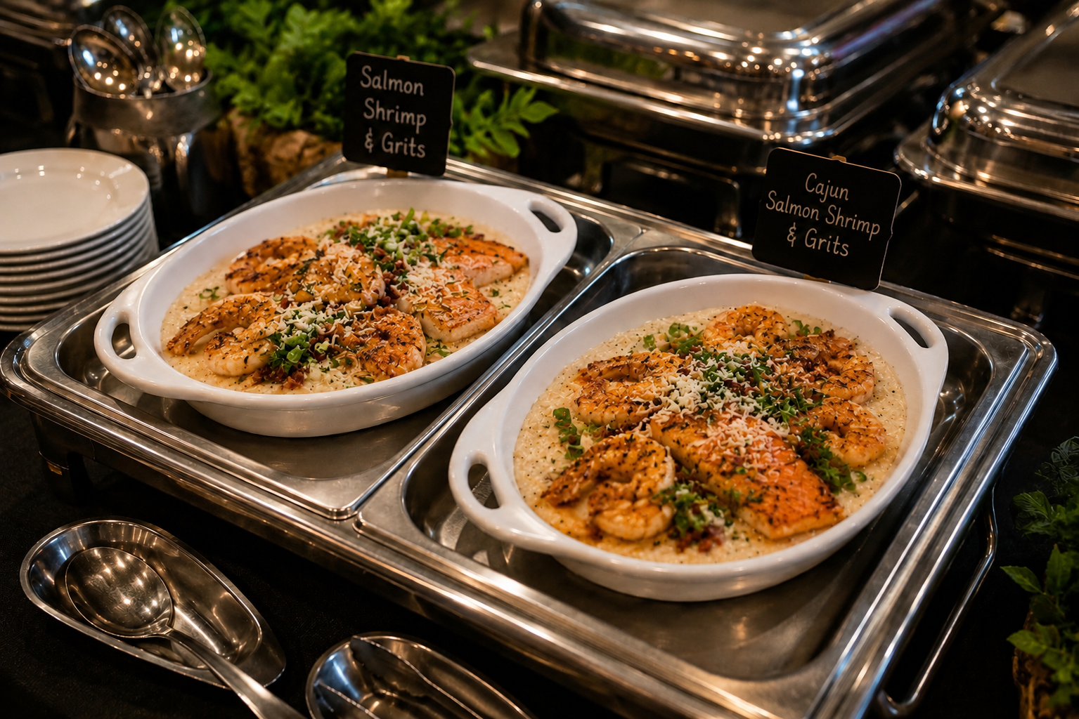 Chef Russell Steele Mealz catering food at The Crossing